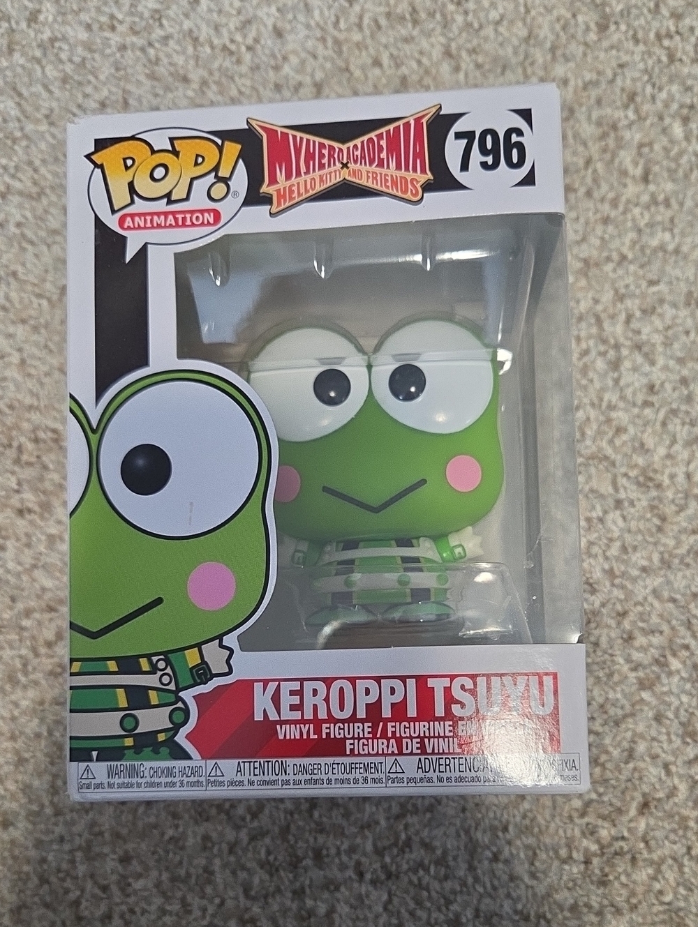 Funko Pop! Keroppi Tsuyu Green and Pink Vinyl Figure